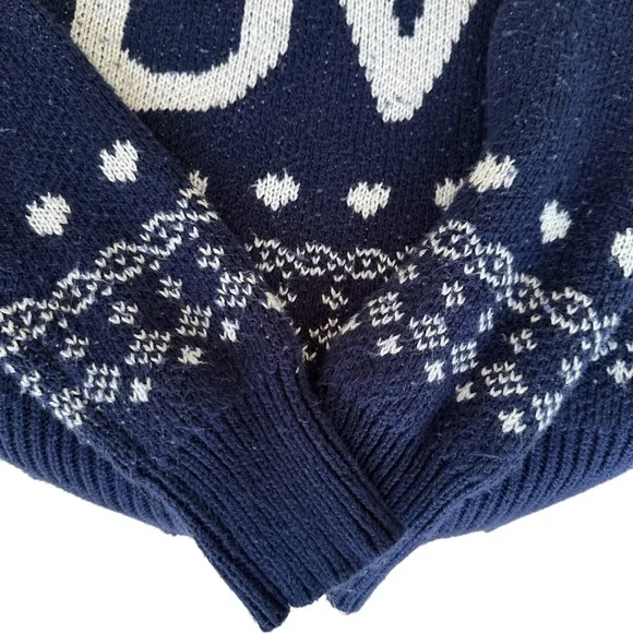 Aerie Navy LOVE Sweater - Picture 8 of 10